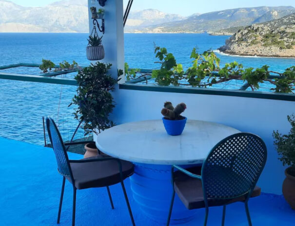 Sea view from Ntounas Apartment Agios Nikolaos Crete